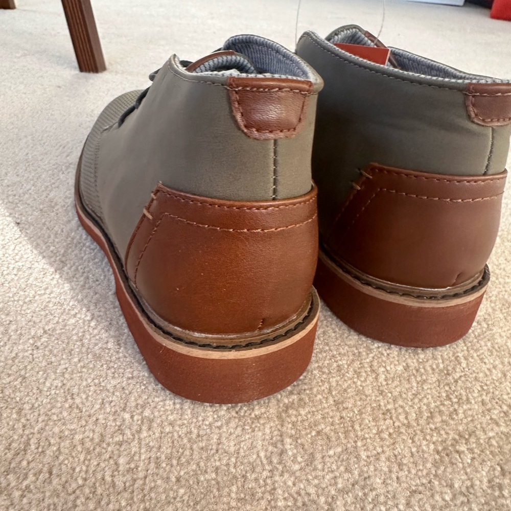 Deer Stags Boys Size 4 Gray Ballard 2‎ Chukka NWT - Picture 4 of 6